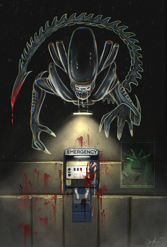Alien Isolation Save Station Print (Semi-Gloss)