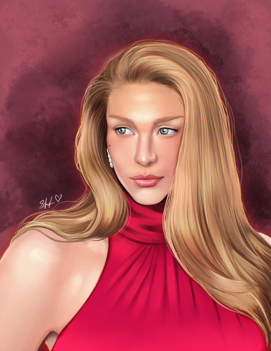 Hunter Schafer Art Print (Semi-Gloss)