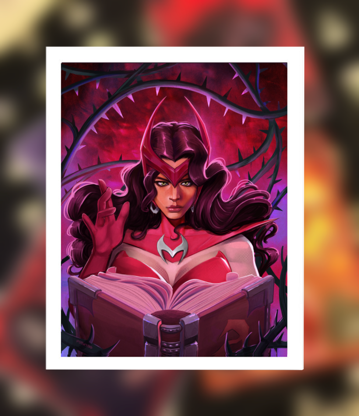 Witch of the Evil Eye Print (Matte)